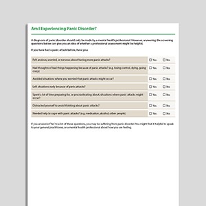 Am I Experiencing Panic Disorder?