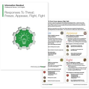 Responses To Threat: Freeze, Appease, Flight, Fight | Psychology Tools