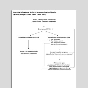 Cognitive Behavioral Model Of Depersonalization (Hunter, Phillips, Chalder, Sierra, David, 2003)